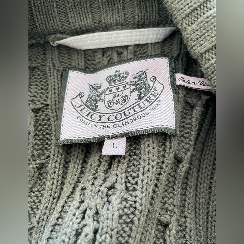 Juicy Couture Knit & Down Ruffled Puffer Vest - Picture 3 of 4